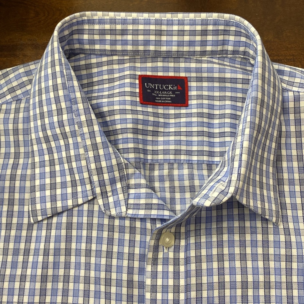 MENS SHIRT BUTTON UP  Dressy Casual XXL
